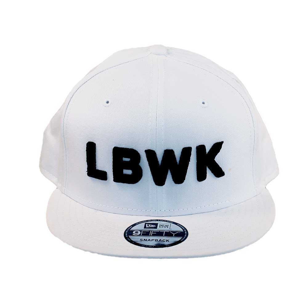 LBWK LOGO NEW ERA CAP White